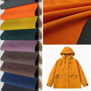 NIKO moda Oxford poliéster sólido Pu revestimiento impermeable repelente al agua chaqueta bomber abrigo tela - Product Image 1