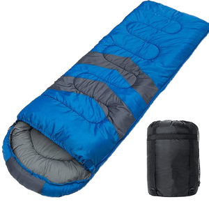 AMA Zon ถุงนอนแบบมีฮู้ด, ถุงนอนแบบซองเดียวสำหรับตั้งแคมป์กลางแจ้งสวนถุงนอนแบบอบอุ่นพกพาง่าย - Product Image 1