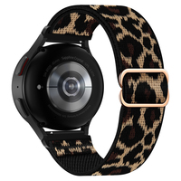 Correa de nailon de 20mm y 22mm para Samsung Galaxy Watch 7/6/5 Pro, banda de 44/40mm para Galaxy 6 4 Classic Gear S3, pulsera suave de bucle trenzado