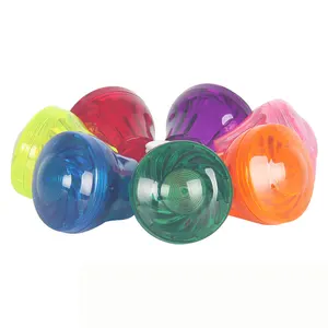 0.48-0.72USD cabochon casquettes turbo logement léger pour funfair manèges, Led turbo ampoule couvercle en plastique e10 e14 amusement a mené la lampe