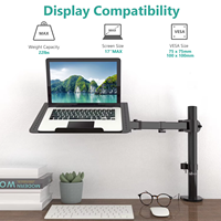 Support de moniteur universel rotatif à 360 degrés, support de bureau pour ordinateur portable, vente en gros populaire