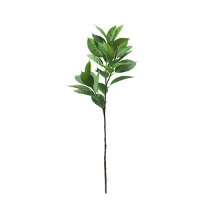 Tizen, venta al por mayor, hoja de rama larga Artificial, planta verde, hoja Artificial para la decoración del hogar y del Hotel - Product Image 2