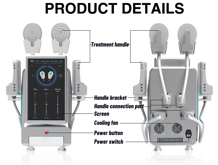 2022 Newest Non-invasive High Frequency Portable HI-EMT EMS Body EMShapeing Machine / Muscle Training