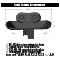 Accessoire de bouton arrière DualShock 4 pour manette Playstation 4, adaptateur de manette Strike Pack, MODS/pagaies, accessoires de jeu