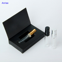 Flacon pulvérisateur en verre transparent de 5ml, 10m, petit échantillon, rechargeable, vaporisateur de parfum personnalisé, bouteilles avec boîte d'emballage