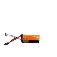Baterai Drone Solid State High-Rate 6S 22.2V 2500mAh 30C 75A XT60 Serat Karbon Psy168 21 Tahun Pengalaman R&D & Produksi UAV