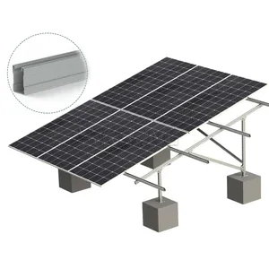 Systèmes de rayonnage solaires Offre Spéciale au sol Système de montage solaire au sol en acier au carbone Support Pv au sol