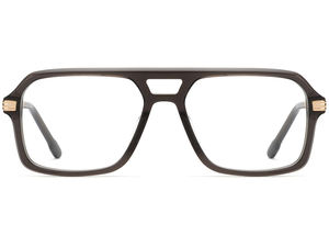 Lunettes optiques surdimensionnées rétro décorées de chaînes, en acétate avec détails métalliques, adaptées à diverses occasions - Product Image 1