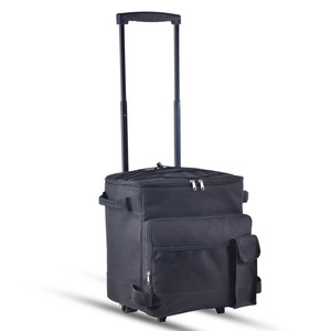 Insulated Rolling cooler backpack bag with wheels Foldable trolley cooler bag Wheeled Soft Cooler