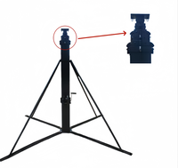 Mástil Telescópico Portátil con Antena Manual y Motorizada para Torre de Cámara CCTV Retráctil