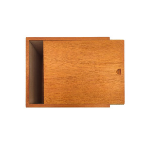 Boîte à cigares en bois massif, hauteur 10,5 cm, rectangulaire, anti-humidité, surface polie, emballage général - Product Image 2