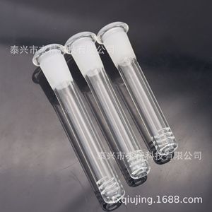 Glass Rod 14mm Inner 18mm Outer Ground Joints Transparent Hookah Smoking Pipe Accessory Straight Type - Product Image 3