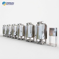 Fermenteur sanitaire ZJ 600L SUS304 à trois couches avec fonctions d'isolation thermique et de refroidissement pour la fermentation de liquides moulu