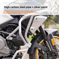 Protection de moteur 700MT, barre anti-chute, pare-chocs, protection en acier haute teneur en carbone de 25 mm, argent, protection anti-chute, nouvelle garantie d'un an