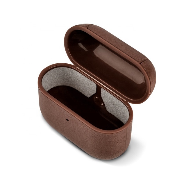Luxury Designer PU Leather Pouch Business Type Headphone Cover for AirPod Pro 2 3 4 Custom Case Mini Leather Pouch for AirPods