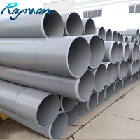 Diamètre des tuyaux de drainage des eaux usées en PVC de qualité supérieure: 90mm, 100mm, 160mm, 200mm, 350mm, 400mm, 630mm, 1500mm