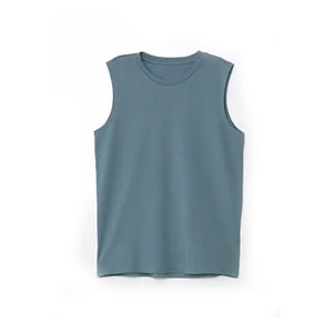 Camiseta sin mangas de algodón tejido estilo Stringer para hombre, ligera, transpirable, ideal para gimnasio, entrenamiento y running. - Product Image 1