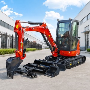 ENVÍO GRATUITO Mini Excavadora de 3.5 Toneladas con Certificación CE, Motor Euro 5, Excavadora Hidráulica de Orugas para Construcción y Jardinería - Product Image 6