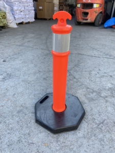 Bolardo DE TRÁFICO DE PE delineador de tráfico reflectante 720MM poste de advertencia conducción nocturna llamativo y duradero - Product Image 6