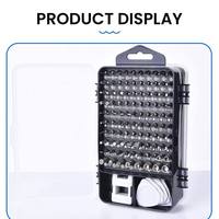 Kit d'outils de tournevis multifonctionnels manuels 115-en-1 pour la réparation et le démontage de téléphones portables, personnalisable OEM, usage domestique