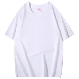 Puff Print Plain Oversized Tshirt Custom Unisex Wholesale Graphic T-shirt Unisexe Clothes Men T-shirt