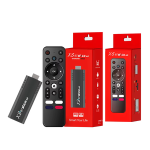 Custom Android USB Tvstick Google Asistente Android 4K Tv Stick con control de voz remoto - Product Image 1