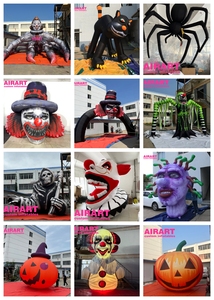 Monstruo Verde Inflable de Dibujos Animados, Fantasma Inflable Personalizado para Halloween, Accesorio para Festivales Comunitarios, Figuras Gigantes de Películas de Terror - Product Image 5