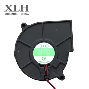 7530 tốc độ cao Blower 75 mét x 30 mét 7530 12V 24V DC Mini không chổi than ly tâm người hâm mộ Blower Fan