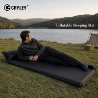 Matelas de camping auto-gonflant avec oreiller, tapis de couchage portable pour tente, randonnée, backpacking, voyage