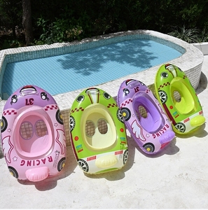 Anillo de natación inflable para niños, juguete de agua, volante, anillo de bebé, flotabilidad, adecuado para niños pequeños y niños, asiento de barco - Product Image 5
