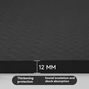 2-метровый профессиональный фитнес-Тренировочный Коврик с логотипом под заказ для домашнего спортзала мужской нескользящий очень толстый широкий длинный Коврик для йоги - Product Image 3