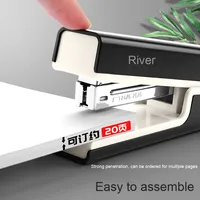 Agrafeuse manuelle multifonctionnelle pour le bureau et les étudiants, grande et petite taille, plastique épais et métal, usage domestique.