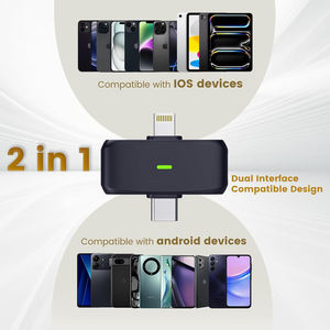 Micrófono Inalámbrico 2 en 1 con Cancelación <span class=keywords><strong>de</strong></span> Ruido para Teléfono Móvil, con Estuche <span class=keywords><strong>de</strong></span> Carga, Clip y Botón - Product Image 3