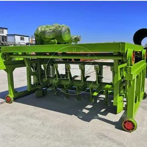 Professional organic fertilizer plant groove type compost turner equipment for sale