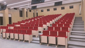 L'église en bois bancs teater chaises de salle Silla de théâtre de théâtre - Product Image 3