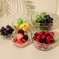 Vente en gros Ensemble de bols en verre transparent écologique pour la cuisine, la cuisson, la préparation et le service de salade