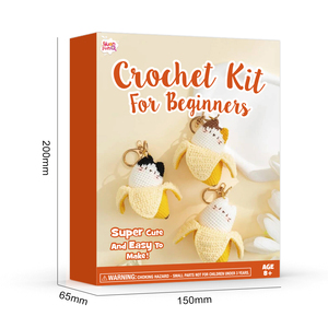 Kit uncinetto 2024 per principianti portachiavi gatto <span class=keywords><strong>3</strong></span> pz con Video tutorial passo-passo Kit di maglieria artigianale fai da te per adulti - Product Image 2