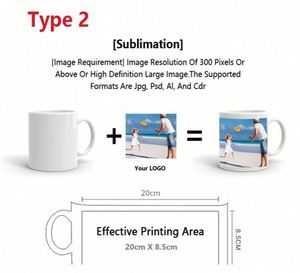 Custom 11 Oz Drinkware Ceramic Mug Christmas Sublimation Brand Ceramic Coffee Mug With Printed Logo for Promotional <b>Gift</b> - Product Image 3