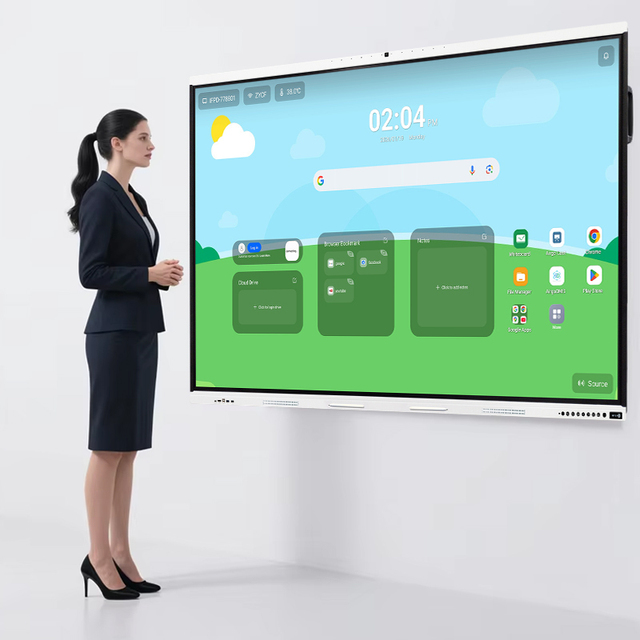 65 Inch AI Technology Smart Board with AI Conference Software  Flat Panel for Conferences