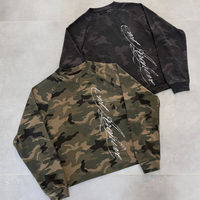 T-shirts thermiques à manches longues raglan surdimensionnés en coton gaufré 100 % avec logo personnalisé pour hommes – Fabricant
