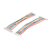 15-poliges Flachbandkabel mit Breit-zu-Schmal-Verbinder in Weiß, Blau, Grün, Gelb, Orange, Rot für SPS, Motortreiber, LED, OEM