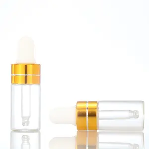 1 ml 2ml 3 ml 4 ml 5 ml glass vial empty sample tube vials small mini dropper bottle