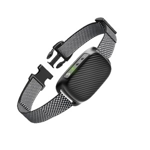 Collar de control de ladridos para perros, dispositivo de entrenamiento de sensibilidad ajustable e impermeable para perros PB12 negro - Product Image 1