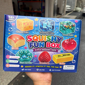 Juego de 8 Juguetes Blandos CS Jumbo Squishy Estilo Malt, Juguetes Sensoriales de Compresión de Ascenso Lento para Aliviar el Estrés con 8 Diseños - Product Image 1