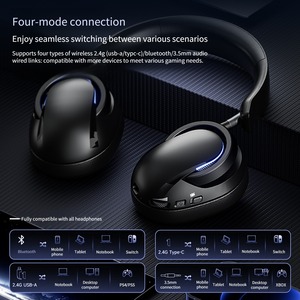 Tai nghe Aula A7 Pro tai nghe nhẹ Tai nghe chơi game kết nối bốn chế độ không dây có micrô giảm tiếng ồn - Product Image 6