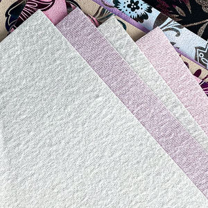 Bahan Kulit Sintetis PU dengan Desain Gambar Bunga, Pola Bordir Laser, untuk Tas dan Produk Kulit - Product Image 4