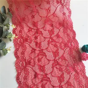 2023 Red 24CM Elastic Soft Mesh Spandex Lace Underwear Seam Trim