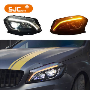 Ensemble de Phares SJC pour <span class=keywords><strong>Mercedes</strong></span>-Benz <span class=keywords><strong>Classe</strong></span> <span class=keywords><strong>A</strong></span> <span class=keywords><strong>W176</strong></span> 2013-2018, <span class=keywords><strong>Phare</strong></span> LED Style AMG pour <span class=keywords><strong>Mercedes</strong></span>-Benz - Product Image 1