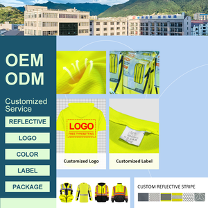 Thấp Moq An Toàn Xây Dựng Bảo Hộ Lao Động <span class=keywords><strong>Hi</strong></span> <span class=keywords><strong>VIS</strong></span> An Toàn Áo Sơ Mi Neon Màu Xanh Lá Cây Màu Bird Eye Vải Thiết Kế Với Mui Xe Áo Sơ Mi - Product Image 2