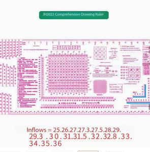 Plantilla de Medición DF XC 81 en cm Verticalmente para una Marcación Precisa de Latitud y Longitud - Product Image 4
